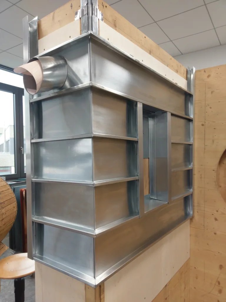 Gekantetes Blechteil aus der Werkstatt