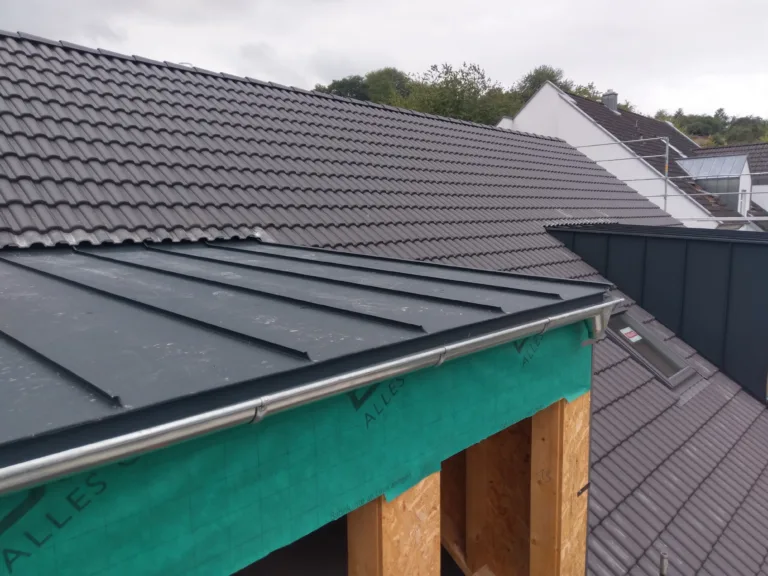 Dachgaube mit Metallverkleidung